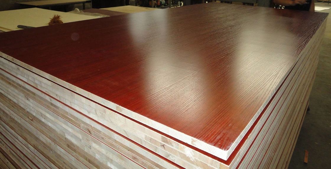 Melamin Faced 18mm Laminated Block Board Untuk Mebel Dan Dekorasi