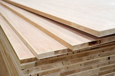 Cina E0 kelas kayu dilaminasi blok, dekoratif papan kayu keras pabrik